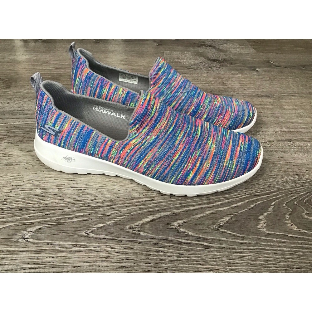 SKECHERS GOwalk Joy Terrific Slip On Sneaker Size 11 Multicolor Stripe 15615